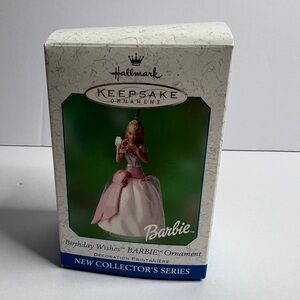 Hallmark Keepsake Birthday Wishes Barbie Ornament In Box 2001 First In Series